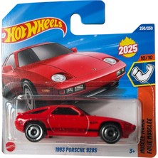 Hot Wheels - 1983 Porsche 928S - Muscle Mania 10/10 - HYW53 - Short Card - Kırmızı - Mattel 2025 – L