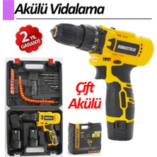 Pusat Rbt - C12-2S 2 Vites 12V-1,3AH 28 Parça Çift Akü Vidalama Matkap