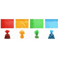 Muka Renkli Opp Jelatin Tabaka Şeffaf Ambalaj   20 Mikron 100 Adet 70X100 cm Tek Renk Gönderilir (Karışık Renk Değildir)