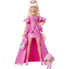 Barbie Extra Fancy - Pembe Kostümlü Bebek, 3 Yaş ve Üzeri, HHN12