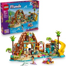 LEGO Friends Aile Tatil Köyü 42673-8 Yaş ve Üzeri Hayvansever ve Deniz Tutkunu Çocuklar Için Deniz H