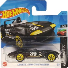 Hot Wheels - Corvette Grand Sport Roadster - Hw Roadsters 3/10 - HKH38 - Short Card - Good Year - Be