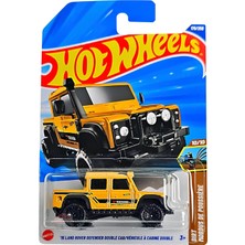 Hot Wheels - '15 Land Rover Defender Double Cab - Dirt 10/10 - JBC00 - Short Card - Sarı - Mattel 20