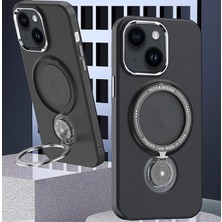 Najmaddin Ally Iphone 14 Için Magsafe Uyumlu Standlı Manyetik Silikon Kılıf- 5775 Diğer