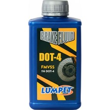 Lumpet Dot 4 Şeffaf Hidrolik Fren Yağı 500 ml - Yüksek Kaynama Noktası Üstün Güvenlik