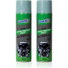Lumpet Susuz Motor Temizleyici Sprey 500 ml 2'li Set - Anti-Statik Toz Itici Koruma