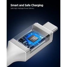 Lavin Store Usb-C To Usb-C 2 Metre Kablo 100W Güç/pps 2.0 Desteği Super Hızlı Şarj / 5 Gbps (E-Marker Çip) Data Aktarım Hızı/pd USB 3.2 Type-C Ekstra Dayanıklı Mfı Lisanslı - ACA08775