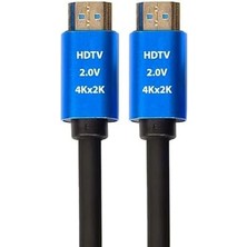 Lavin Store 5 Metre 4K Ultra Hd 2.0V Alüminyum Başlıklı Altın Uçlu HDMI Kablo