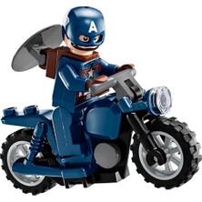 LEGO Marvel - 291 Captain America ve Motoru Orijinal Minifigürler