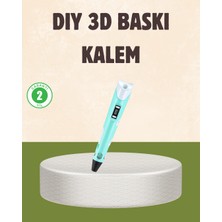 Pusat Abs ve Pla Filament Destekli 3D Yazıcı Kalem