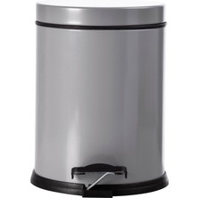 3 Litre Pedallı Çöp Kovası Gri