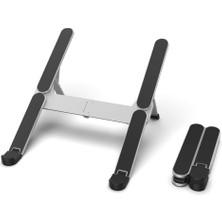 Dizüstü Bilgisayar Standı Yüksekliği Ayarlanabilir Katlanabilir Havalandırmalı Dizüstü Bilgisayar Standı Tüm Dizüstü Bilgisayarlarla Uyumlu 10-17,3 ", Macbook,, Alienware,.