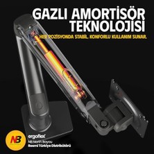 Nb F80 Amortisörlü 2-9 kg Monitör Standı 2026 Versiyon