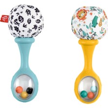 Fisher-Price Neşeli Marakas Fisher-Price Neşeli Marakas Oyuncak, 3 Ay ve Üzeri Bebekler Için 2'li Se
