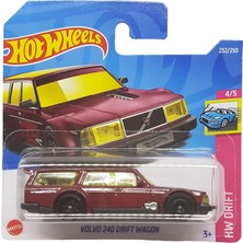 Hot Wheels - Volvo 240 Drift Wagon - Hw Drift 4/5 - HCT20 - Short Card - Drift Racing - Mattel 2022