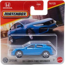 Hot Wheels Matchbox - 2017 Honda Civic Hatchback - Blue (1/64) JBN94