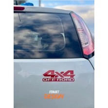 4x4 Off Road Jdm Araba Motosiklet Cam Etiket 18X5 cm