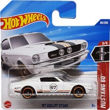 Hot Wheels - ´67 Shelby GT500 - Mustang 60TH 3/5 - HYY93 - Short Card - Beyaz - Mattel 2025-1:64