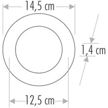 CT-5146 Eco 9W Panel LED Armatür/günışığı