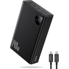 Adaman Overseas Edition 24.000 Mah Digital Display 140W Powerbank-Siyah