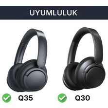Life Için Q30 Q30BT ve Q35 ile Uyumlu Deri Kulaklık Pedi Hafızalı Yüksek Kaliteli Materyal Kulaklık Süngeri