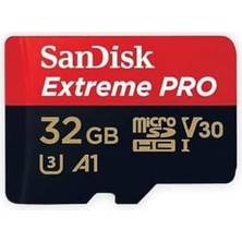 32GB Extreme Pro Microsdhc Hafıza Kartı, 100 Mb/sn'e Kadar - SDSQXCG-032G-GN6MA