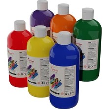 Ara Renkler Akrilik Boya 6'lı Set 6X500GR