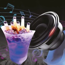 Pusat Ezere Hoparlör Buz Kovası 5l Bluetooth Hoparlör ile Renkli Buz Kovası LED-1852