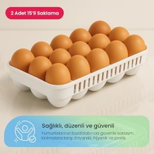 Life Yumurta Saklama Kabı – Kilitli Kapaklı, Yıkanabilir, Hijyenik ve Pratik Saklama (30'lu)