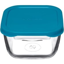 Snow Box Saklama Kabı 275 cc Plastik Turkuaz Kapaklı