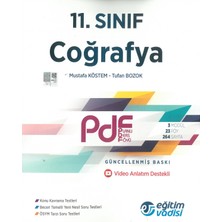 Eğitim Vadisi 11.sınıf Coğrafya Pdf Planlı Ders Föyü Video Anlatım Destekli