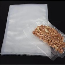 20 * 26 Cm. Tırtıklı Gofrajlı Vakum Makine Torbası 10 Adet