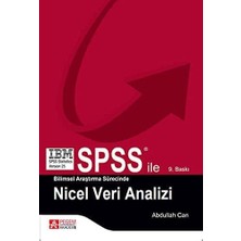 Spss Ile Bilimsel Araştırma Sürecinde Nicel Veri Analizi