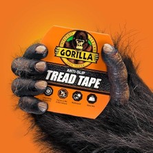 Gorilla Kaymayı Önleyici Bant 5 cm x 25 cm Rulo, Siyah, (1'li Paket)