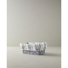 Coastal Hasır Ekmek Sepeti Gri