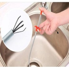 Runaway Lavabo Açıcı Tel 61cm Paslanmaz Çelik Tıkanıklık Açma Teli Saç ve Tüy