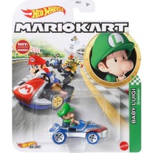 Hot Wheels Mario Kart Karakter Araçlar Baby Luigi HDB28