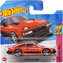 Hot Wheels - ´82 Toyota Supra - Hw: The ´80S 10/10 - HKG87 - Short Card - Kırmızı - Mattel 2023