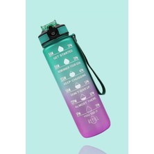 Runaway Günlük Motivasyon Su Matarası 1000ML Zaman Çizelgeli, Bpa Free