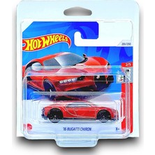Hot Wheels Bugatti Chiron - Ruby Red (1:64) 2024 Case