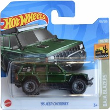 Hot Wheels '95 Jeep Cherokee, Baja Blazers 10/10[yeşil] 150/250 Kısa Kart