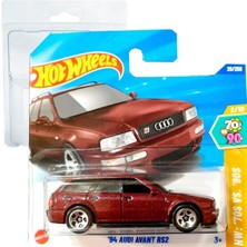 Hot Wheels '94 Audi Avant Rs2 Hw: '70S Vs '90S 2/10 (29/250) HYW82 Kırmızı 2025 + Koruyucu Kısa Kart