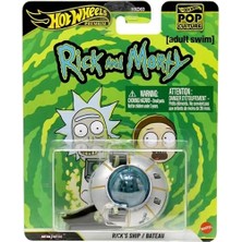 Hot Wheels Premium - Rick's Ship/bateau - Rick And Morty (1/64) Pop Culture - JHW95