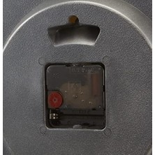 Galaxy Glx-82-G Dekoratif Kasa Sessiz Akar Mineral Cam Duvar Saati, Beyaz, 35 cm