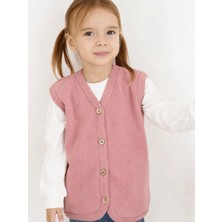 Luggi Baby 1-6 Yaş V Yaka Kız Bebek Yelek