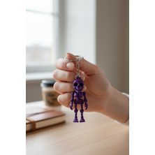 Pazarois Gülümseyen Iskelet Figürlü Hareketli Anahtarlık