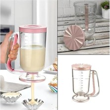 Pankek Dağıtıcı Hamur Porsiyonlayıcı Şekillendirici 900 ml Dökme Aparatı Kek Pankek Hamur Mutfak Kullanımı