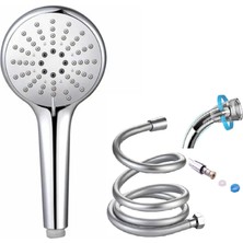 Duş Seti / 3 Fonksiyonlu Duş Başlığı ve 175CM Duş Hortumu (Başlık ve Hortum Değişkenlik Gösterebilir)