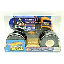 Hot Wheels Canavar Kamyonlar Hepsini Çöpe Atacak, [turuncu/mavi] 1:24 Ölçekli Döküm