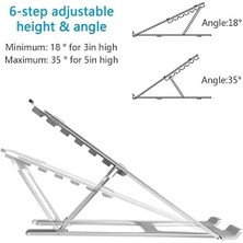 Masa Için Ayarlanabilir Dizüstü Bilgisayar Standı 11-16 Inch